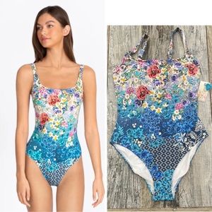 NWT Johnny Was Dawn Tank One Piece Swimsuit